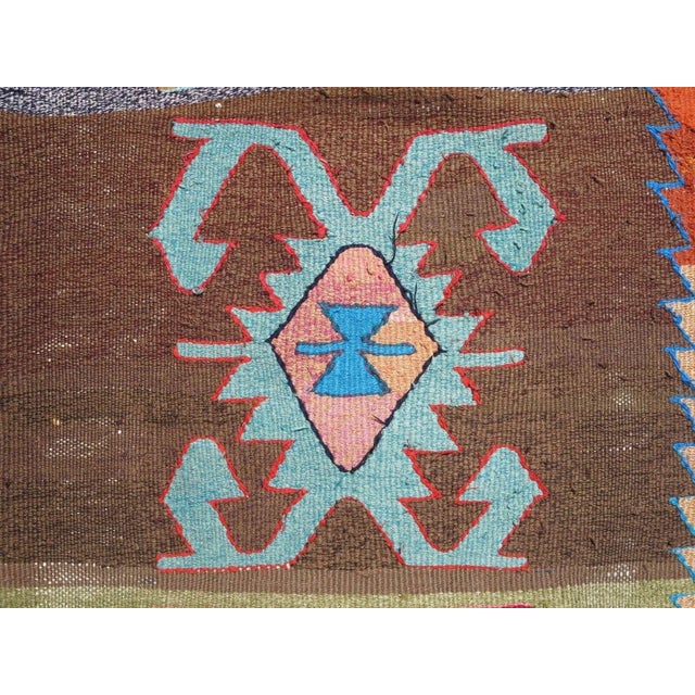 Textile 1960s Vintage Turkish Handknotted Runner Rug - 28"x134" For Sale - Image 7 of 12