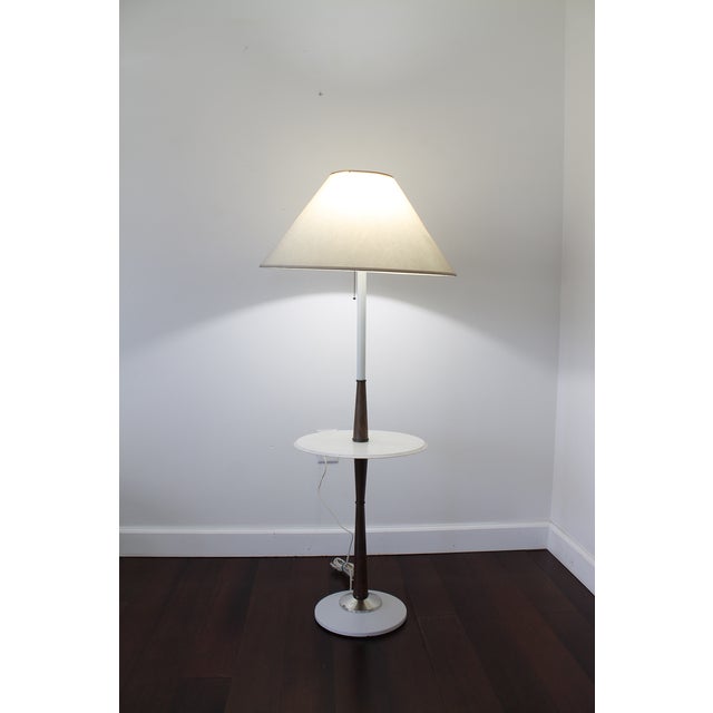 Vintage MidCentury Floor Lamp/Side Table Chairish