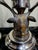 Silver 1950s Pair of Carole Stupell Stag Silverplate Hurricane Lamps For Sale - Image 8 of 13