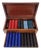 Box of Playing Chips in Acrylic Glass from Dal Negro, Italy, 1980s, Set of 173 For Sale