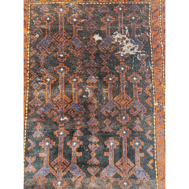 Vintage Tribal Baluch Rug from Bobyrugs, 1940s For Sale - Image 4 of 14