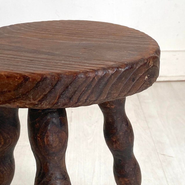 Modern Modern Tripod Stool, 1950s For Sale - Image 3 of 6