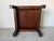 Vintage Hollywood Regency Asian-Inspired Greek Key Bronze & Mahogany Square Coffee Table For Sale - Image 11 of 12