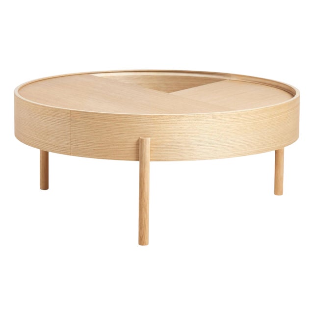 Oiled Oak Arc Coffee Table 89 by Ditte Vad and Julie Bertrup For Sale