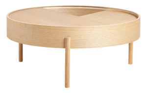 Oiled Oak Arc Coffee Table 89 by Ditte Vad and Julie Bertrup