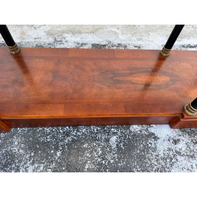 Late 20th Century Biedermeier Style Console Table by Century Furniture For Sale - Image 9 of 18