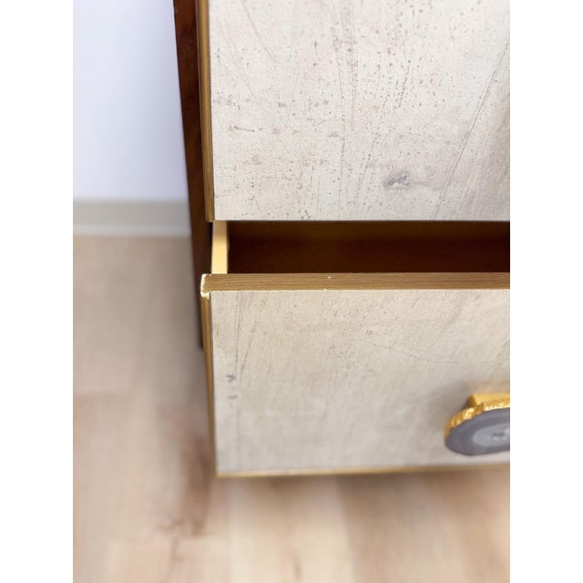 John Richard Designer Amethyst Geode Stone Credenza, Modern Statement Piece For Sale - Image 14 of 14