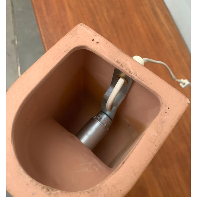 Vintage Space Age Ceramic Table Lamp For Sale - Image 13 of 18