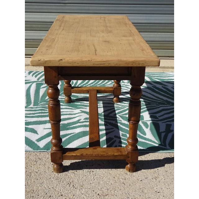 Vintage Oak Desk, 1930s For Sale - Image 17 of 18