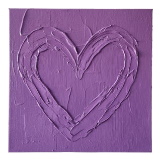 Purple Heart Painting For Sale