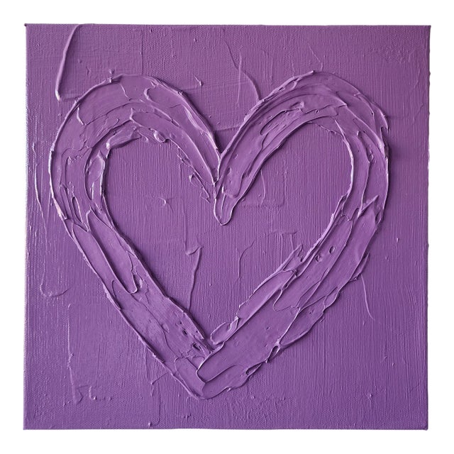 Purple Heart Painting For Sale