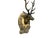 Metal Brass Deer Wall Hook – Rustic Animal Head Hanger For Sale - Image 7 of 9