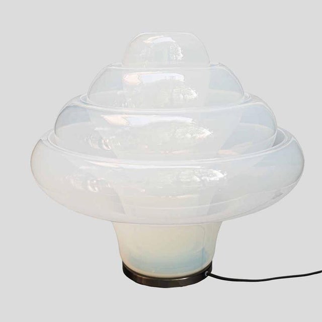 Glass Lotus LT305 Lamp from AV Mazzega, 1970s For Sale - Image 3 of 10