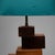 Wood Vintage French Teak Table Lamp, 1970s For Sale - Image 7 of 8