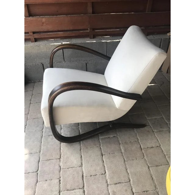 Model H 269 Lounge Chair by Jindrich Halabala, 1930s For Sale - Image 3 of 7