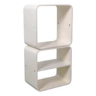 Modular Bookcases in Lacquered Wood attributed to Carlo De Carli for Fiarm, 1970s, Set of 2 For Sale