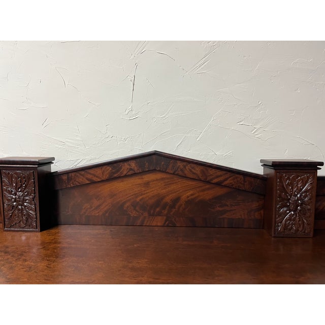 1830s Antique American Empire Mahogany Sideboard Buffet For Sale In Saint Louis - Image 6 of 12