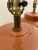 Haeger Large Vintage Pumpkin Orange Haeger Ginger Jar Lamps - A Pair For Sale - Image 4 of 5