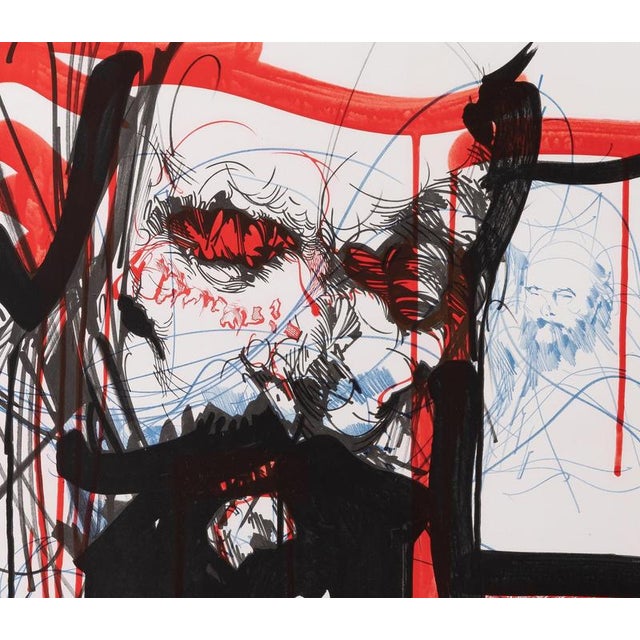 Modern Raymond Moretti, Rimbaud's Illuminations: A Portrait, Lithograph For Sale - Image 3 of 5