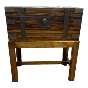 19th Century Campaign Reading Desk on Later Stand