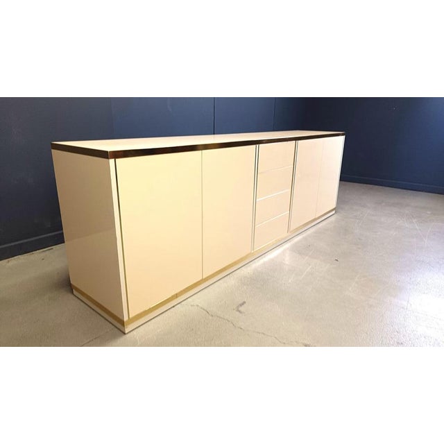 Vintage Lacquered Sideboard, 1980s For Sale - Image 6 of 11