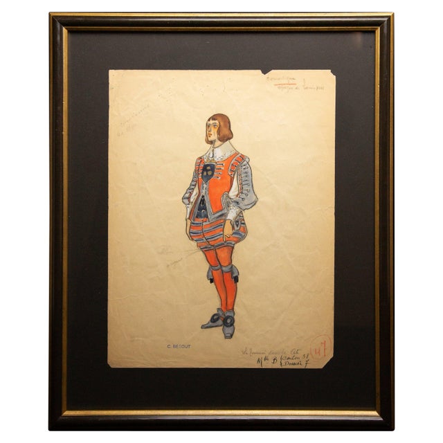 Charles Betout was the principal costume designer for the Comedie-Francaise in Paris for twenty years until his death in...
