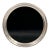 Vintage Lenox Pewter and Black Lucite 7.5" Diameter Tray For Sale