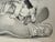 American 1940s Original Signed Graphite Illustration of Child Holding Puppy, 11.5 × 9 In. For Sale - Image 3 of 6