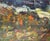 Vilnis Eglītis, Country House, 1985, Oil on Canvas, in Good conditions. Designed 1980 to 1989 This piece has an...
