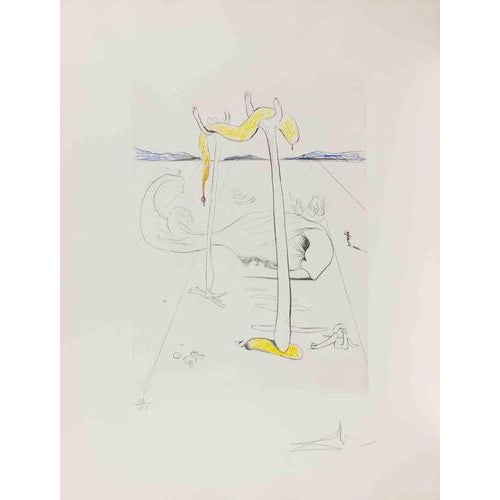Mixed-color etching. Hand-signed in the lower right margin. Numbered in the lower left. Edition of 190. Reference 2003 Max...