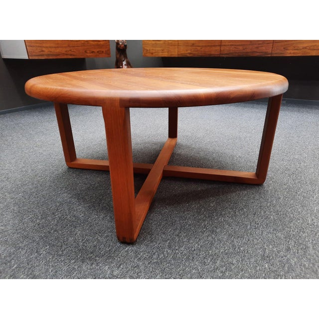Mid-Century Modern Danish Teak Coffee Table by Niels Bach for Randers, 1960s For Sale - Image 3 of 9