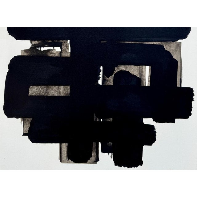Pierre Soulages, Lithograph No. 3, 1958, Original Lithograph For Sale - Image 4 of 8