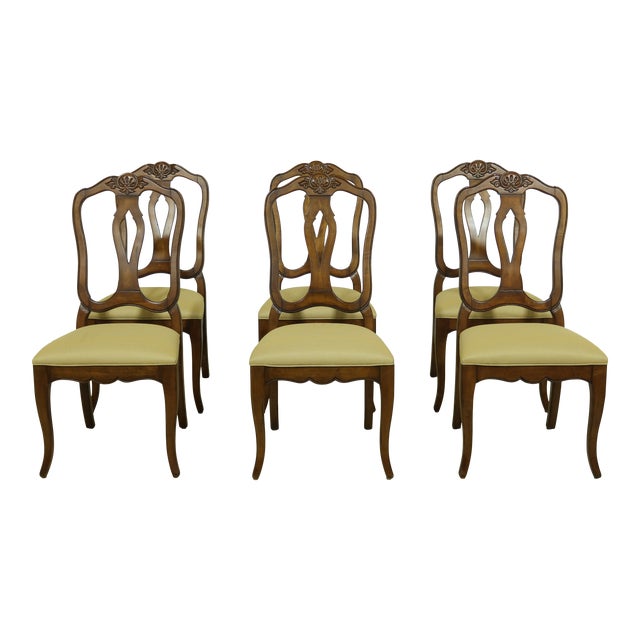 Set Of 6 Ethan Allen Country French Dining Room Chairs Chairish
