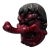 Vintage Japanese Red Lacquer Tengu Wall Mask For Sale