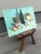 Old original oil painting in very good condition. Dated 1962 and signed by Angelina Lavernia. Angelina Lavernia is a...