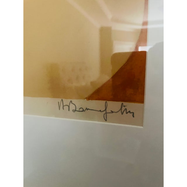 Figurative 1981 Hand-Signed Lithograph Ea by Alain Bonnefoit | Large Framed French Figurative Nude | Artist’s Proof For Sale - Image 3 of 9