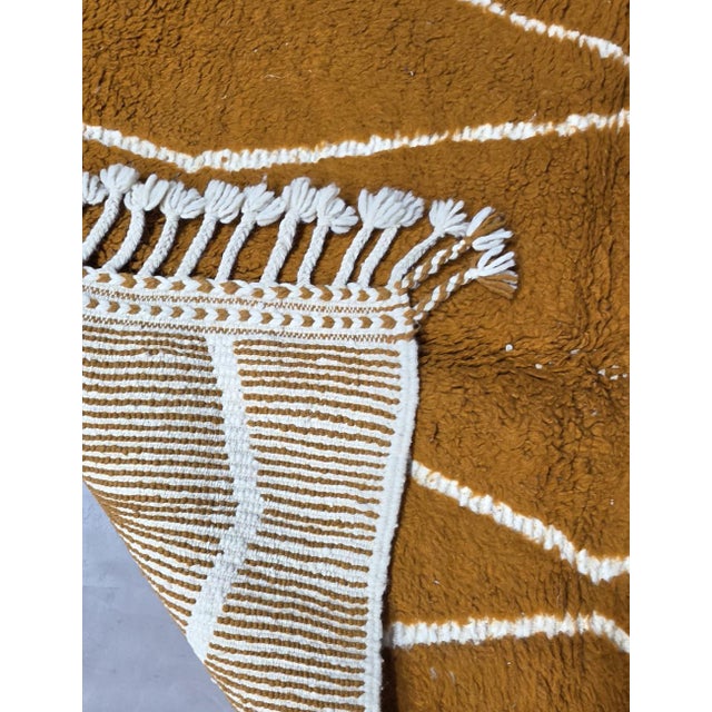 2020s Contemporary Copper Berber Rug - 5.1 X 4.1 Ft For Sale - Image 5 of 6