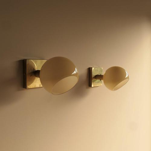 Glass Wall Sconces, Set of 2 For Sale - Image 13 of 13