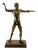 Neo-Classical Nude Bronze Zeus Figurine on a Black Marble Base For Sale