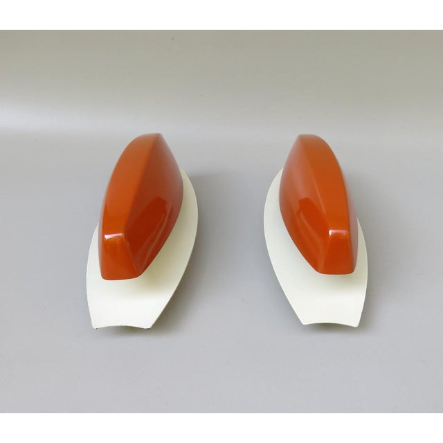 1960s Space Age Brass Wall Lights from Kaiser, 1960s, Set of 2 For Sale - Image 5 of 18