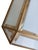 Square Wall Light in White Opaline Glass and Gold Patinated Metal, Italy, 1970s For Sale - Image 4 of 10