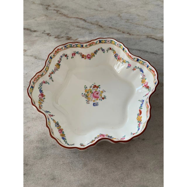 Antique Mintons England Scalloped Dish For Sale - Image 9 of 13