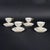 Empire Gilded Porcelain Cups and Plates from Camille Le Tallec, 1940s, Set of 8 For Sale - Image 9 of 9