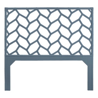 Silas Headboard Queen - Regatta Blue For Sale