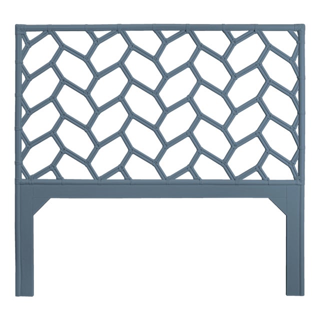 Silas Headboard Queen - Regatta Blue For Sale