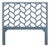 Silas Headboard Queen - Regatta Blue For Sale