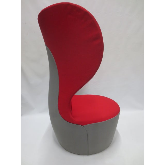 Walter Knoll Seating Stones Chair in Red (New) For Sale In New York - Image 6 of 8
