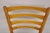 Gemla Mid 20th Century Vintage Gefa Gemla Mid Century Swedish Modern Ladderback Rush Seat Side Chair For Sale - Image 4 of 11