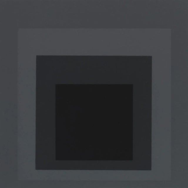"Homage to the Square" serigraph by Josef Albers from the monumental "Formulation : Articulation" published by Harry N....