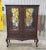 Victorian Antique Carved Mahogany French Victorian Style Curio Display Cabinet C1940s For Sale - Image 3 of 15